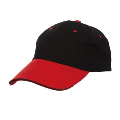 6 Panel Cotton Brushed Cap