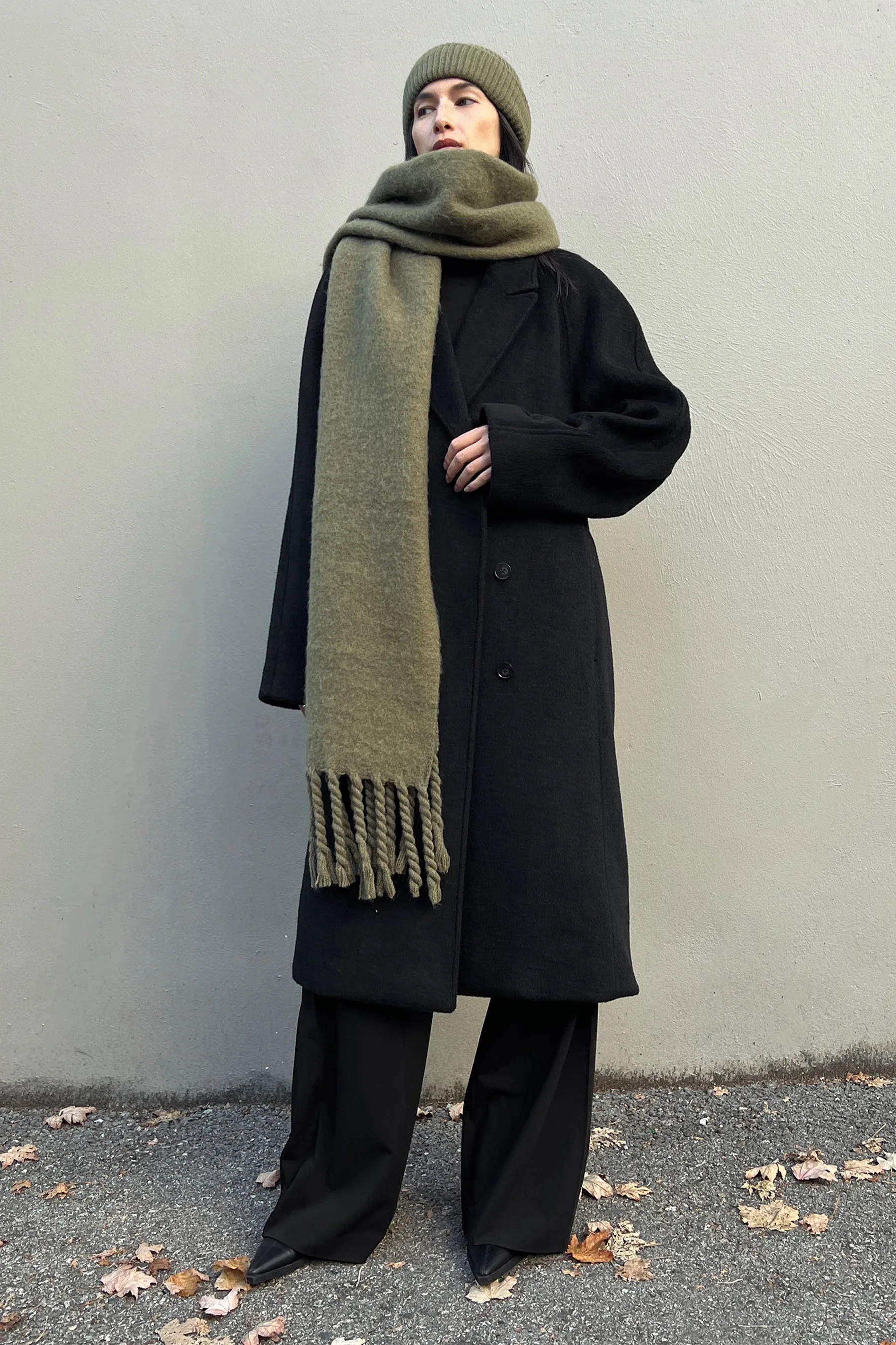Alpaca Scarf With Tassels