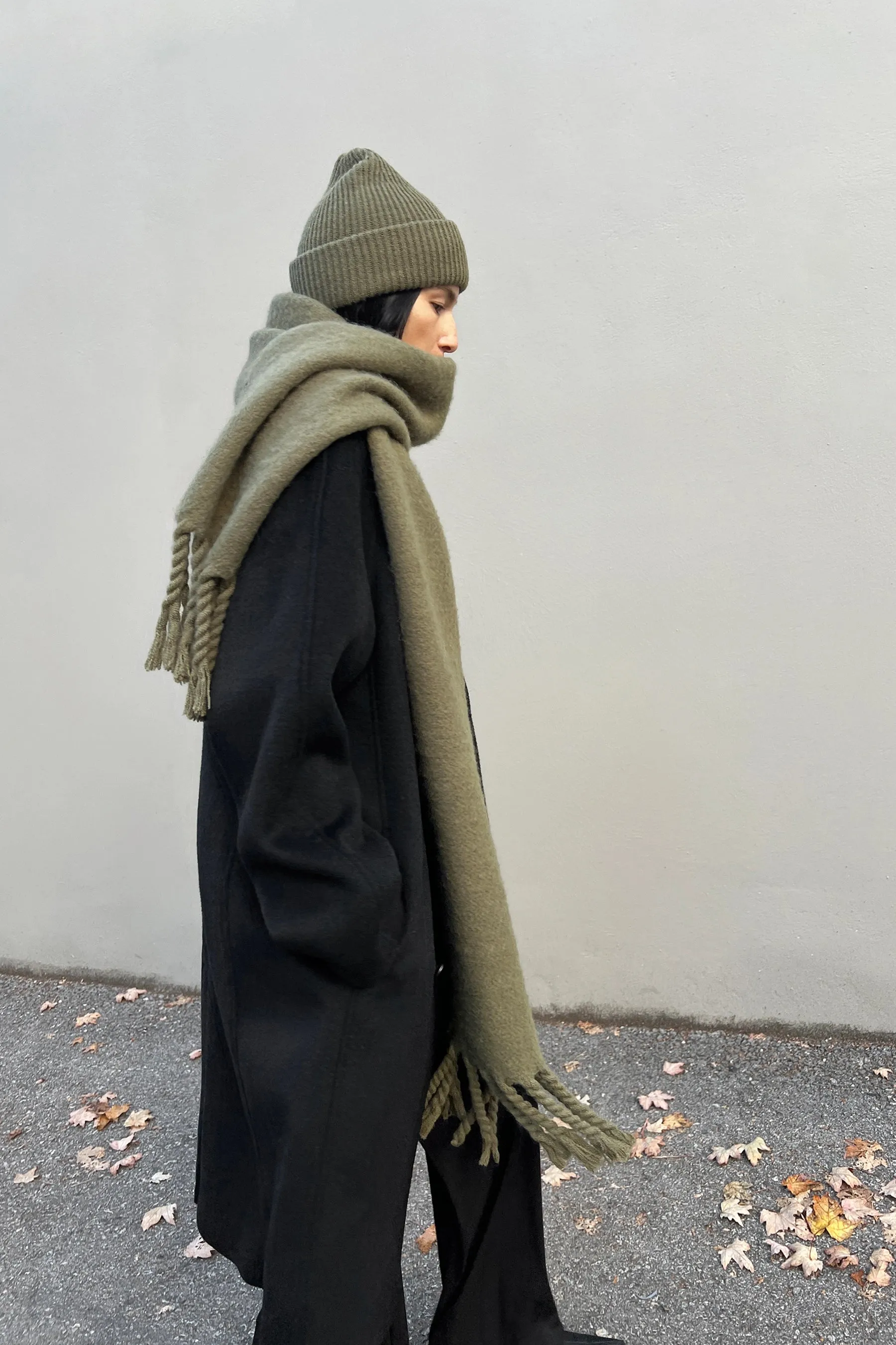 Alpaca Scarf With Tassels