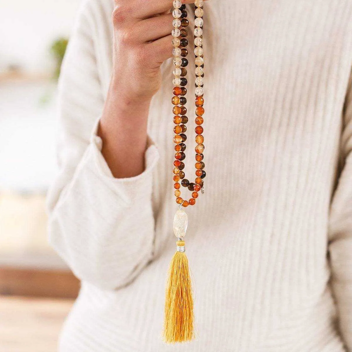 Autumn Love Gemstone Mala