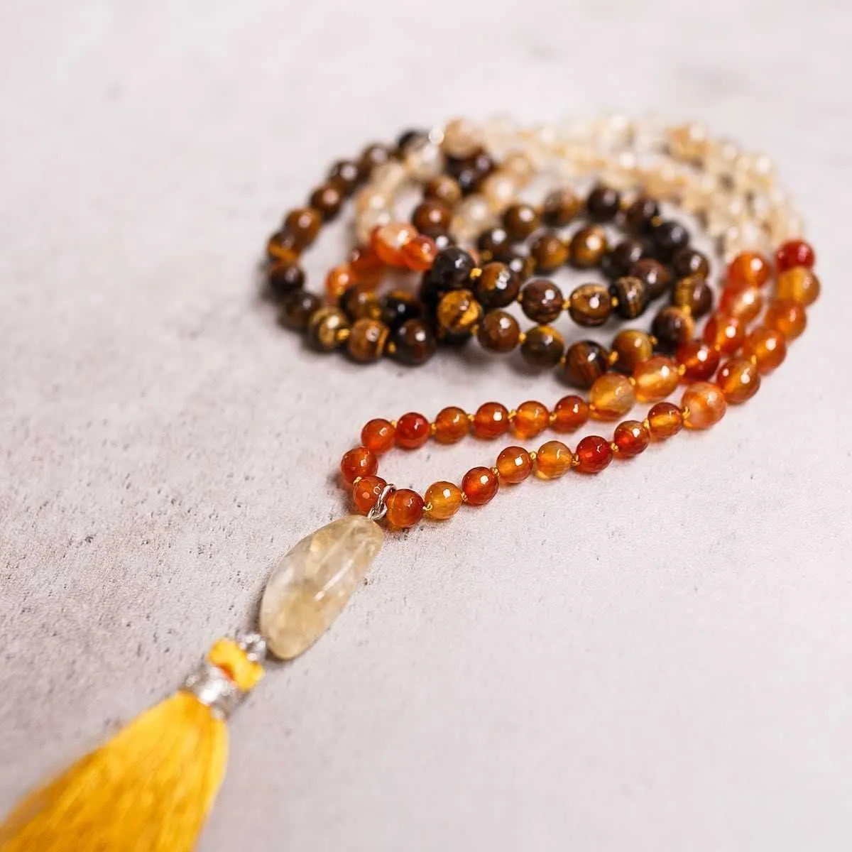 Autumn Love Gemstone Mala