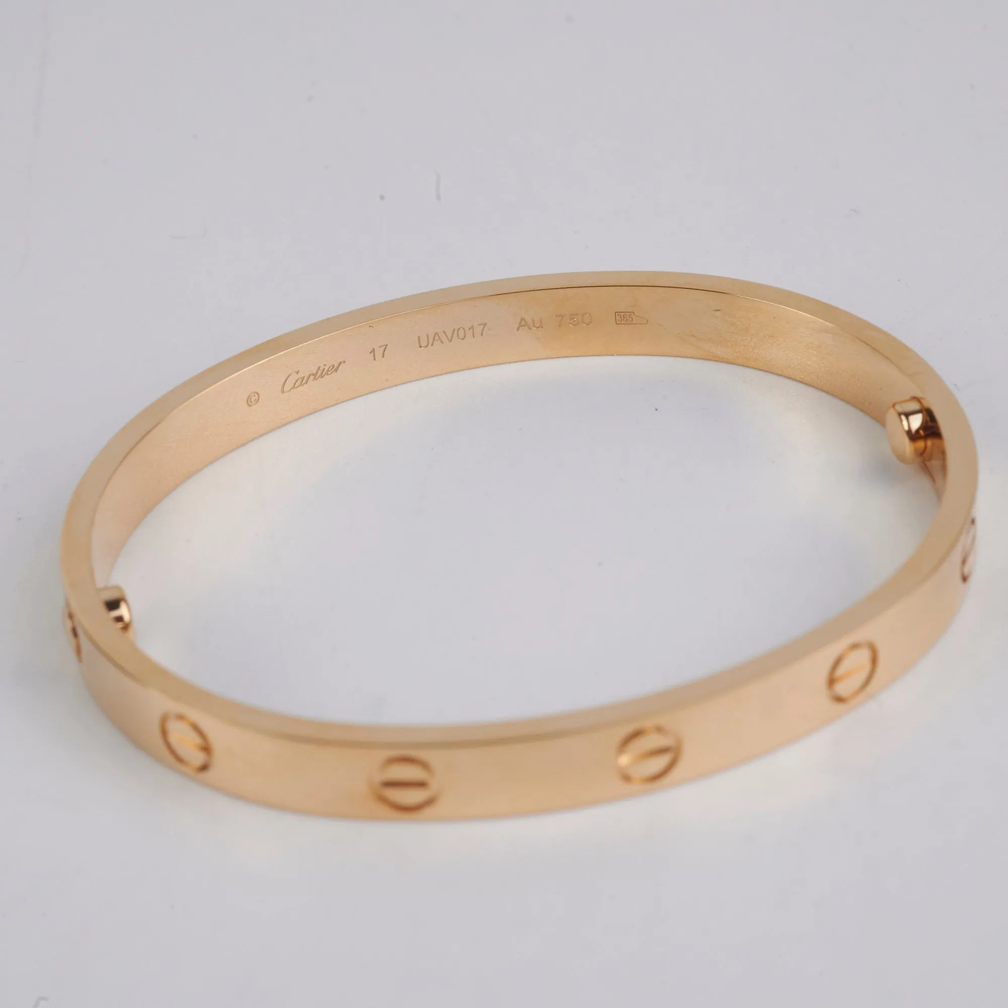Cartier Love Bracelet Size 17 2023