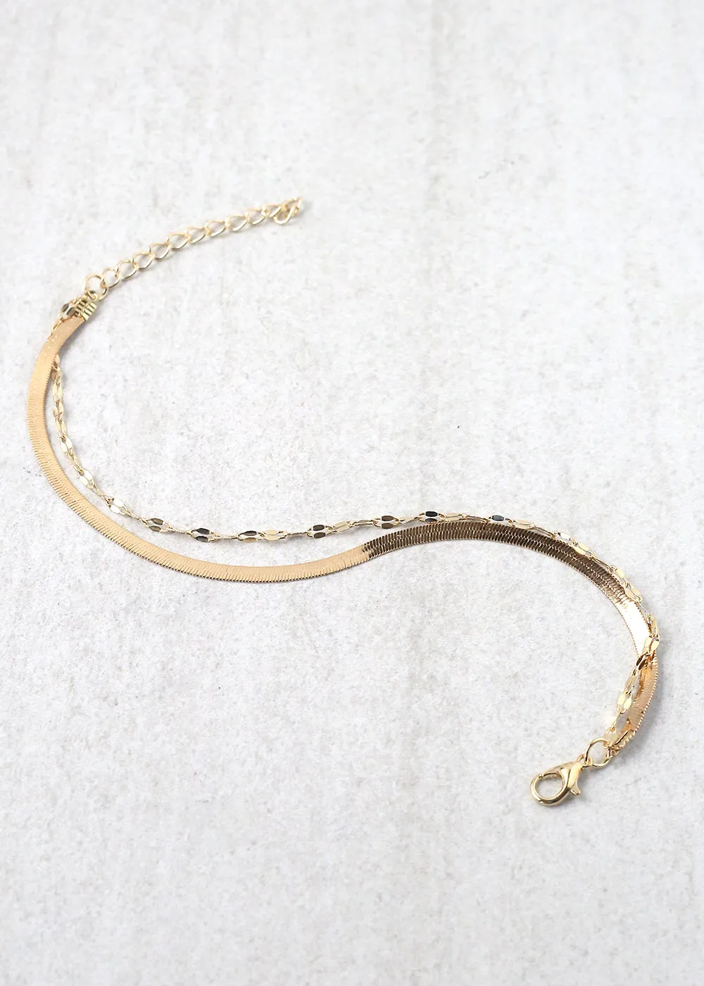 Double Layered Anklet
