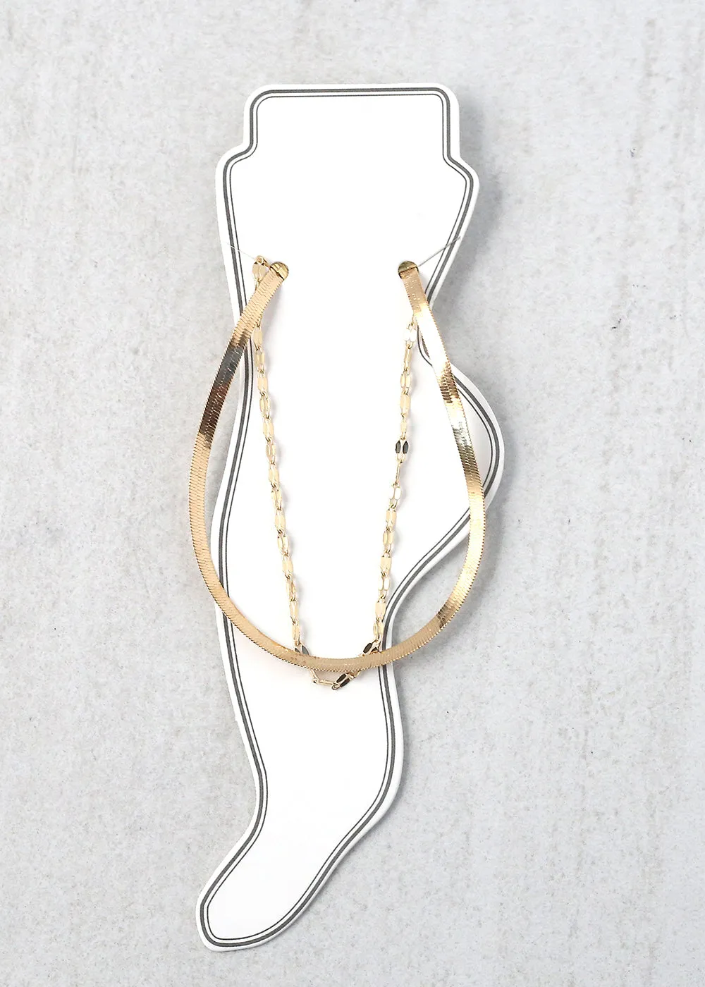 Double Layered Anklet