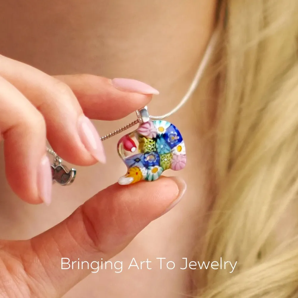 Elephant in Bloom Necklace