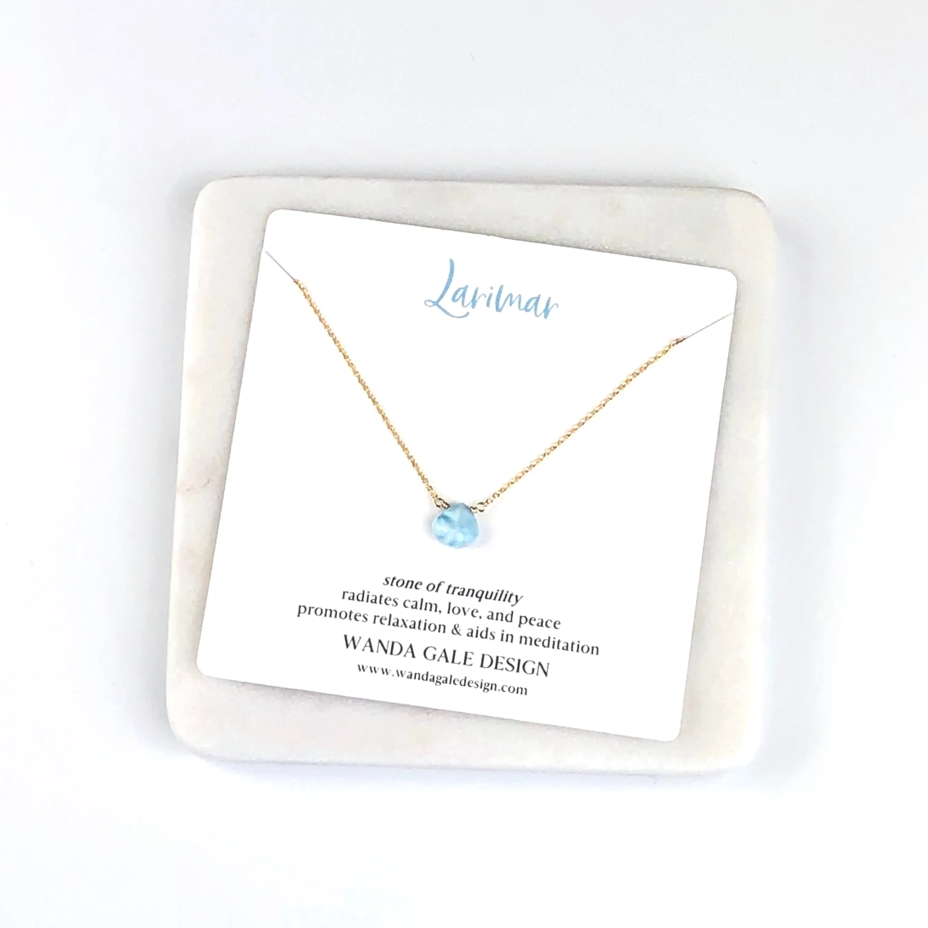 Energy stone necklace - Larimar