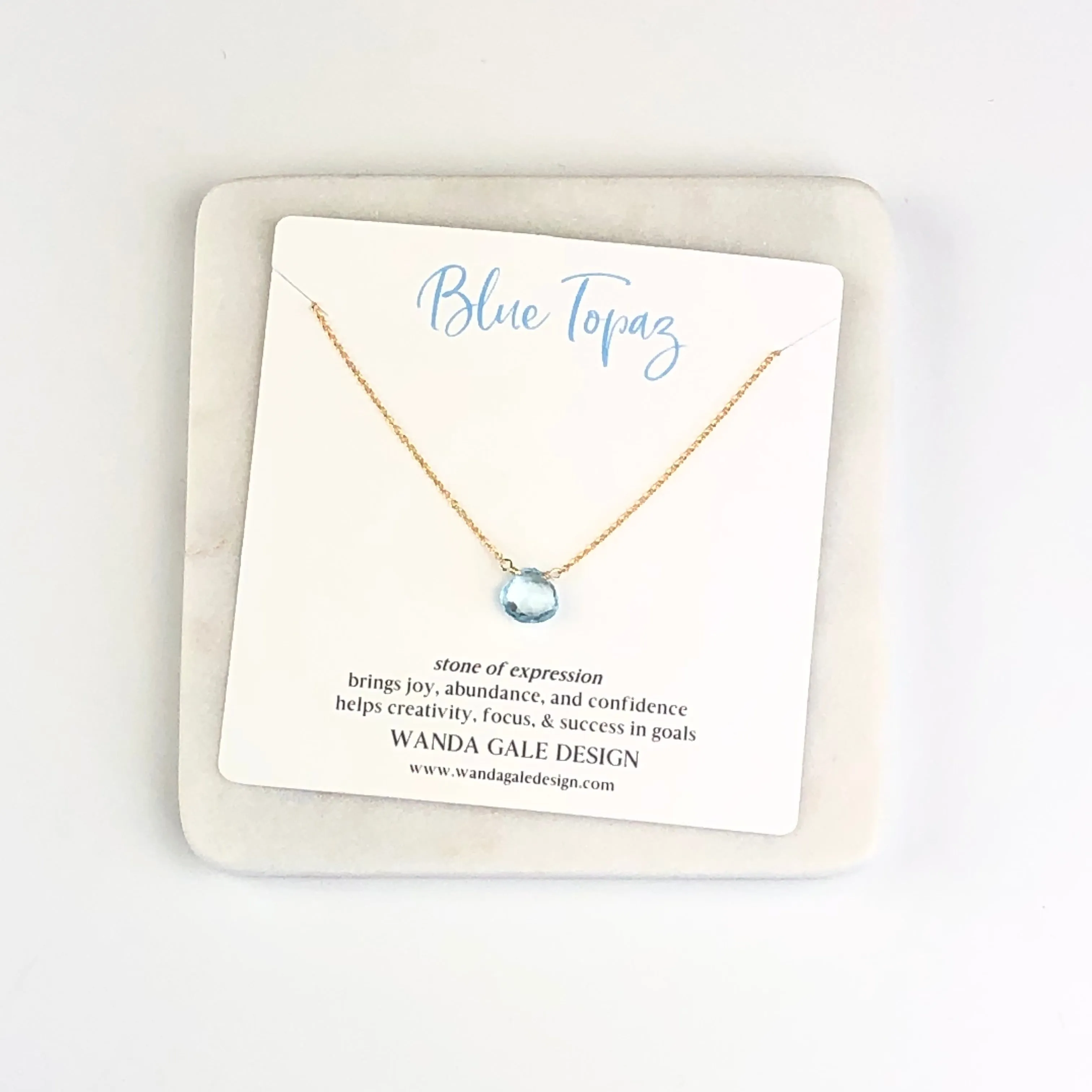 Energy stone necklace - Larimar