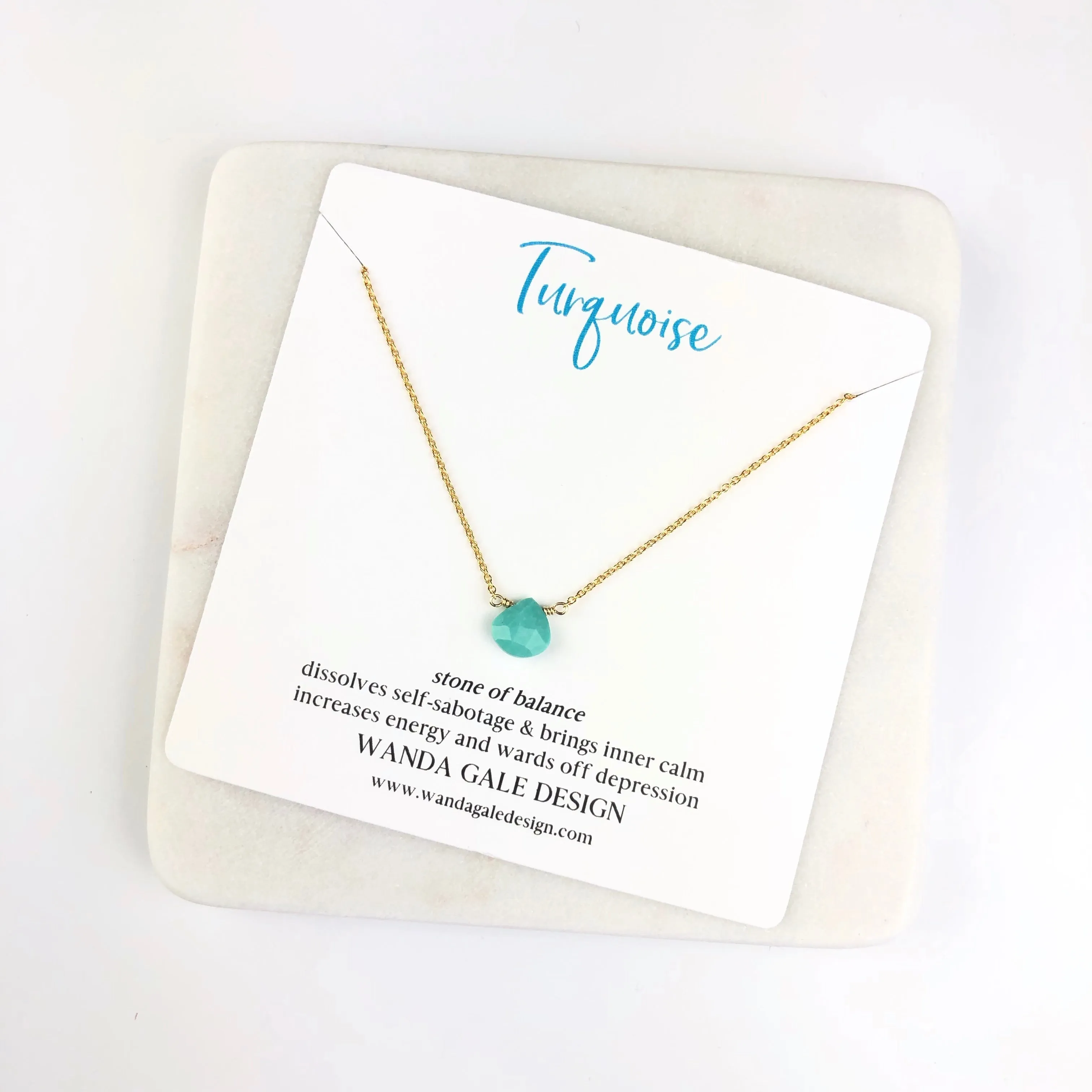 Energy stone necklace - Larimar