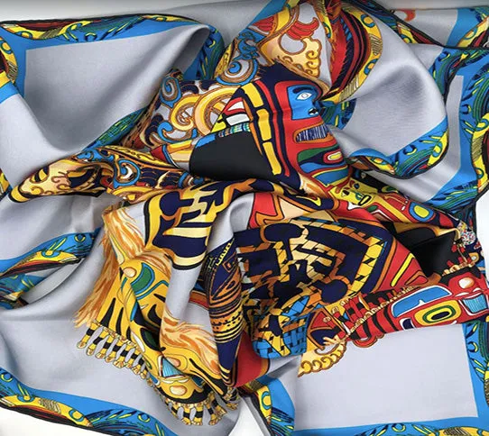 Extra Large Pure Silk Scarf: Luxury Fashion Accessory & Gift Idea