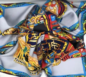Extra Large Pure Silk Scarf: Luxury Fashion Accessory & Gift Idea
