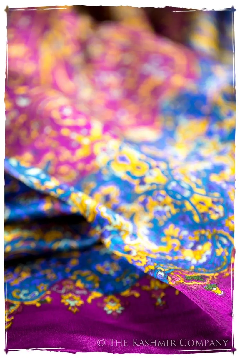 Gerbérga of Saxony Cashmere Square Silk Scarf