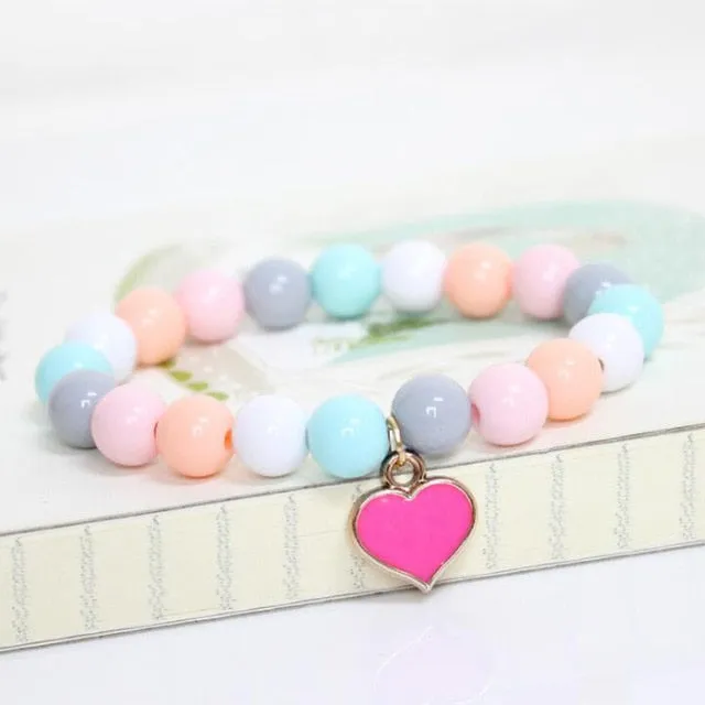 Glass Beads Bracelets For Kids