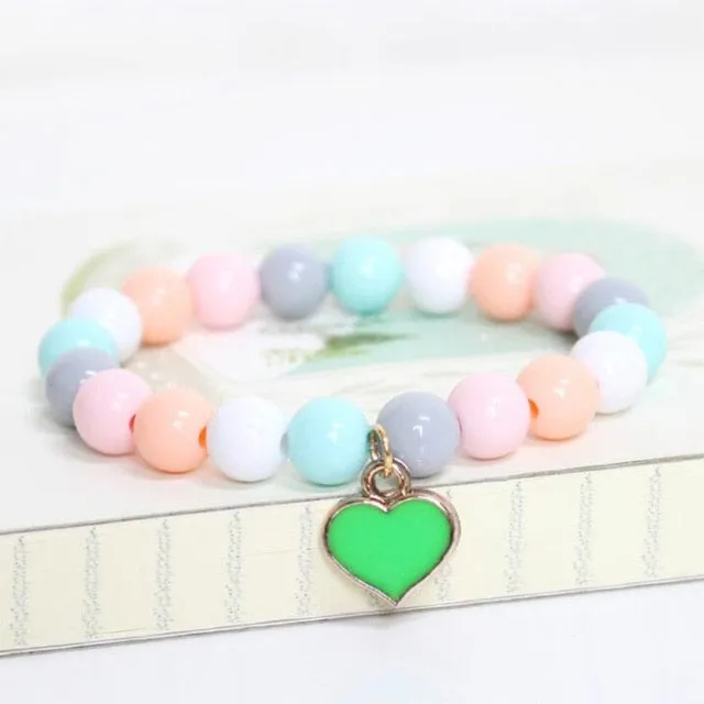 Glass Beads Bracelets For Kids