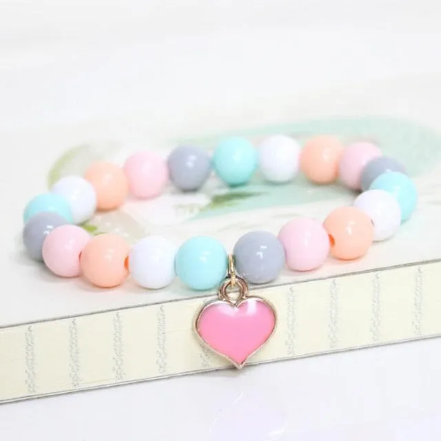 Glass Beads Bracelets For Kids