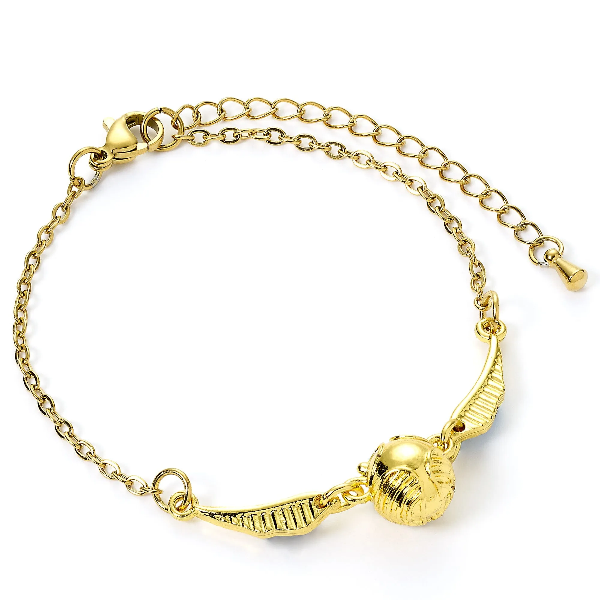 Harry Potter 3D Golden Snitch Gold Bracelet HPB00004