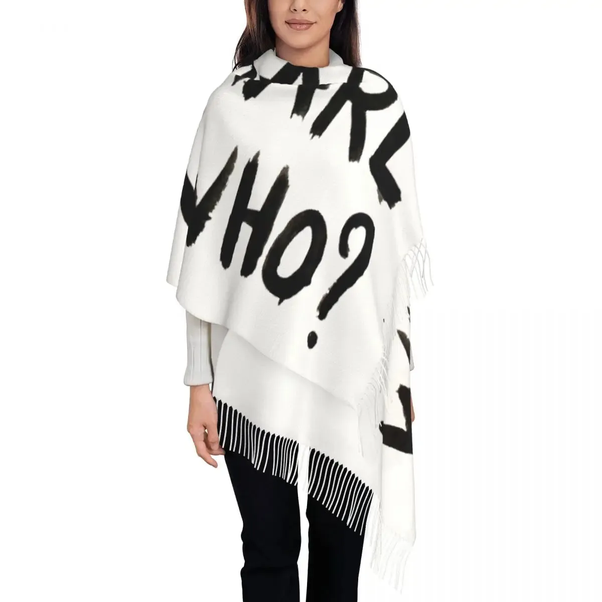 Karl Who? Slogan Scarf – Unisex Winter Scarf