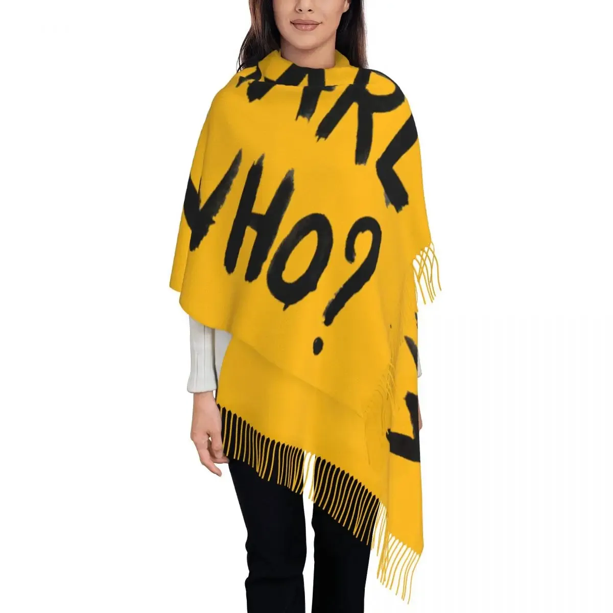 Karl Who? Slogan Scarf – Unisex Winter Scarf