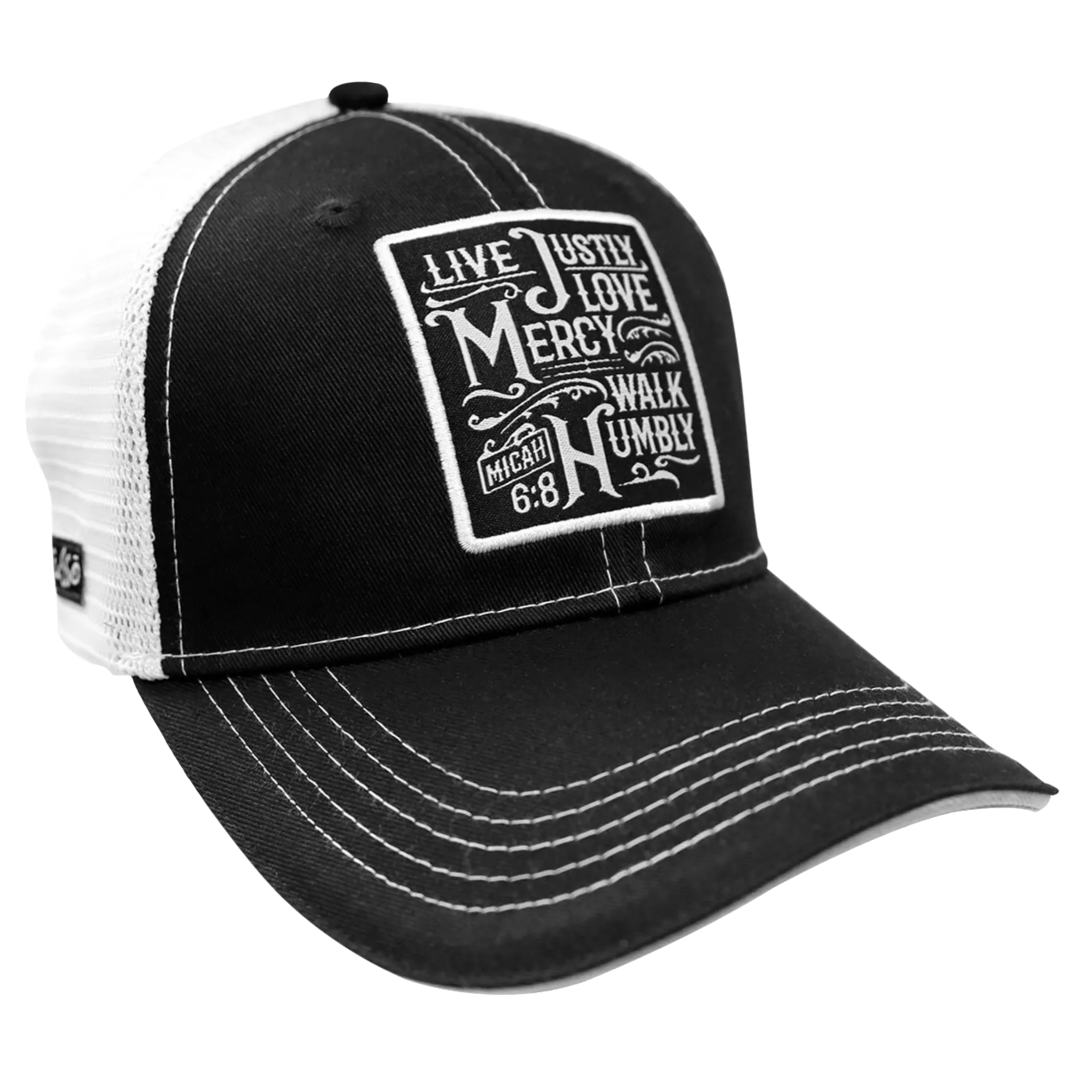 Kerusso Black/White Walk Humbly Cap