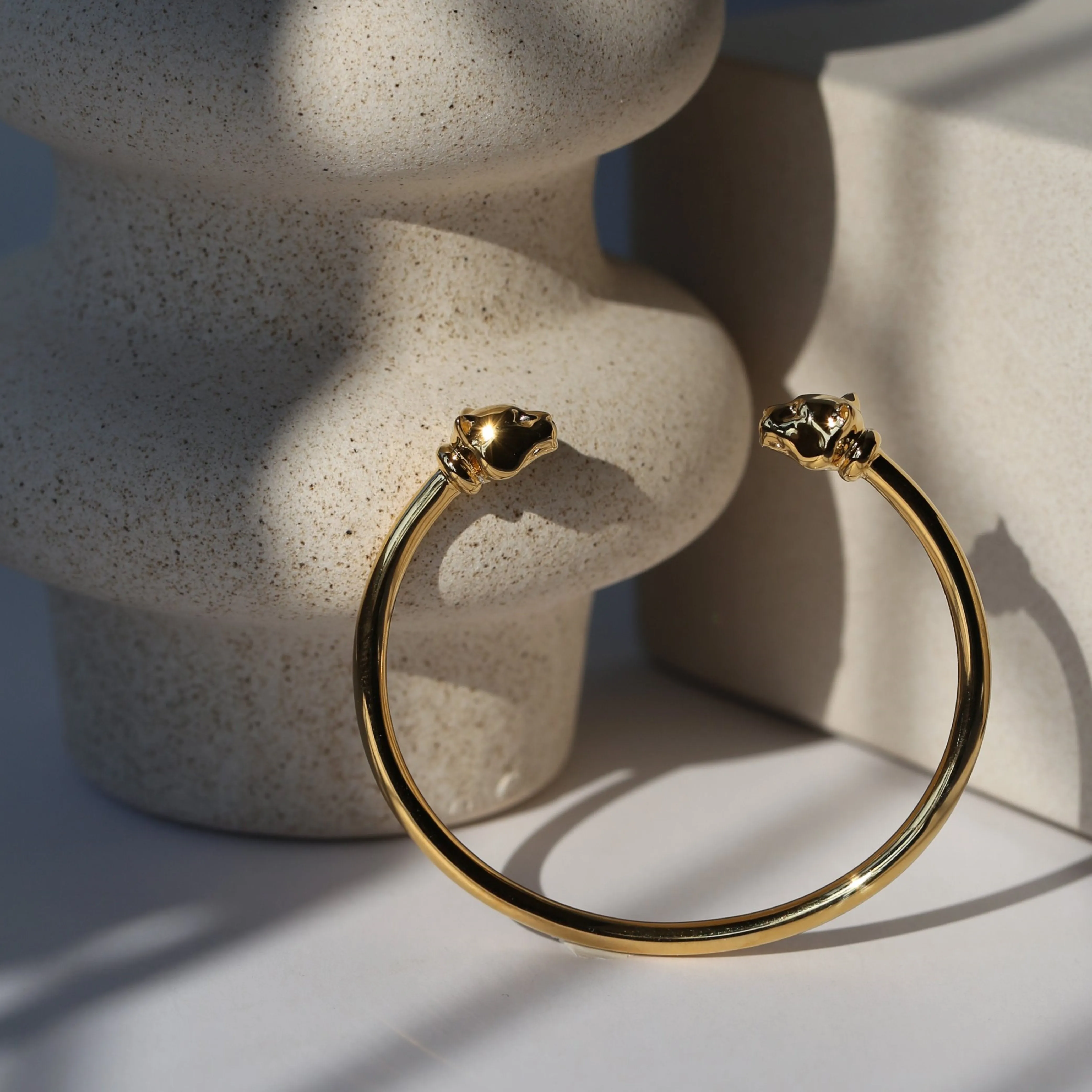 Leopard Bangle Yellow Gold