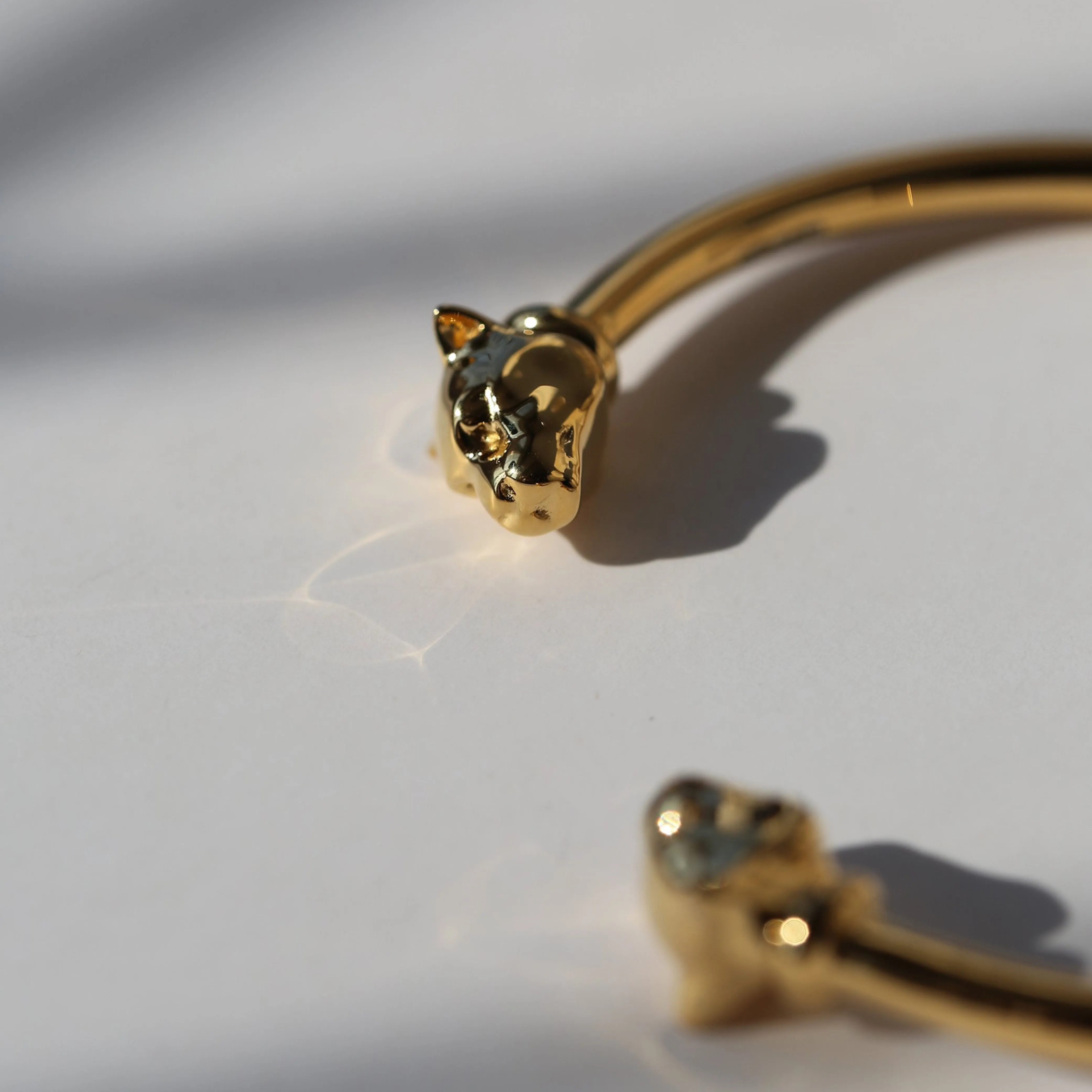 Leopard Bangle Yellow Gold