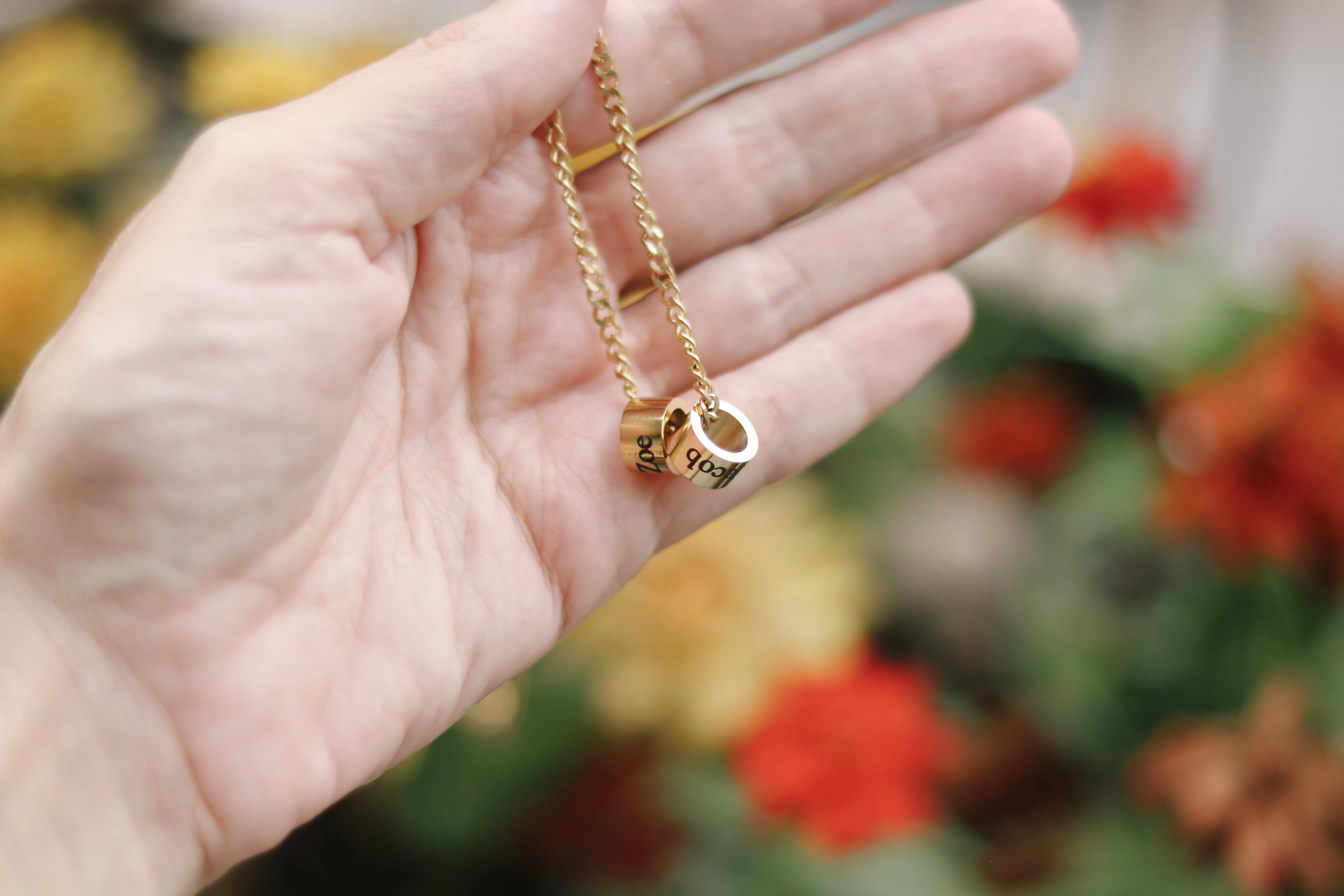 Personalized gift, Name Necklace For Men, Stainless Steel Chain, Gold Necklace, Custom Mens Jewelry, Gift For Dad