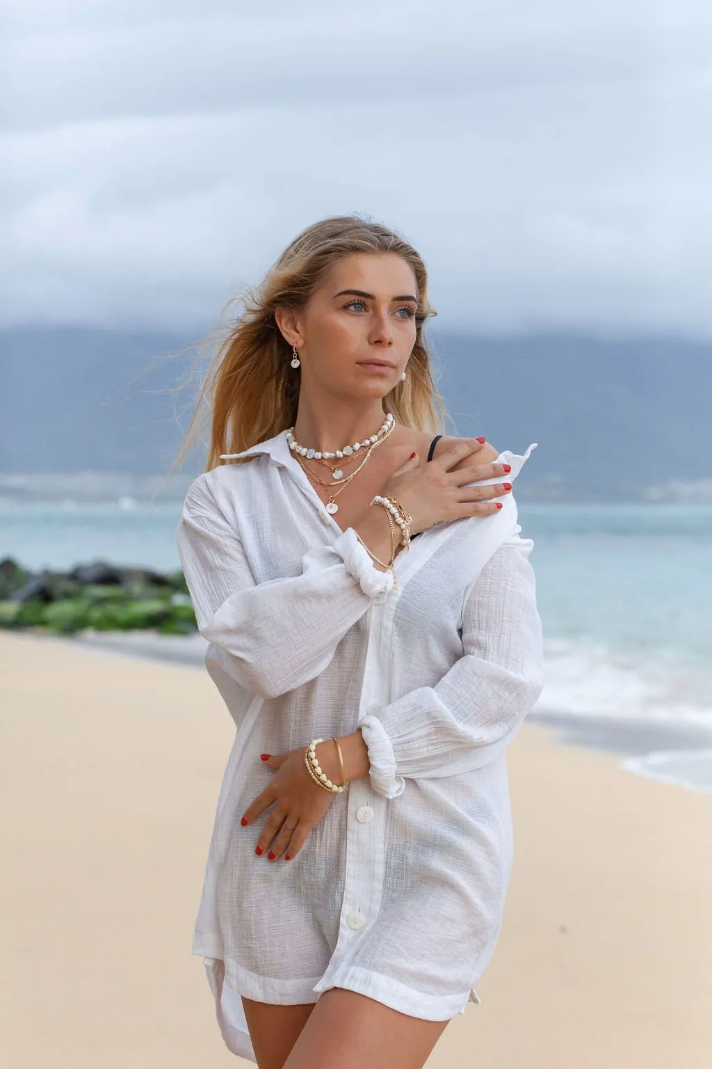 Puka Shell Chain Necklace - Kahale