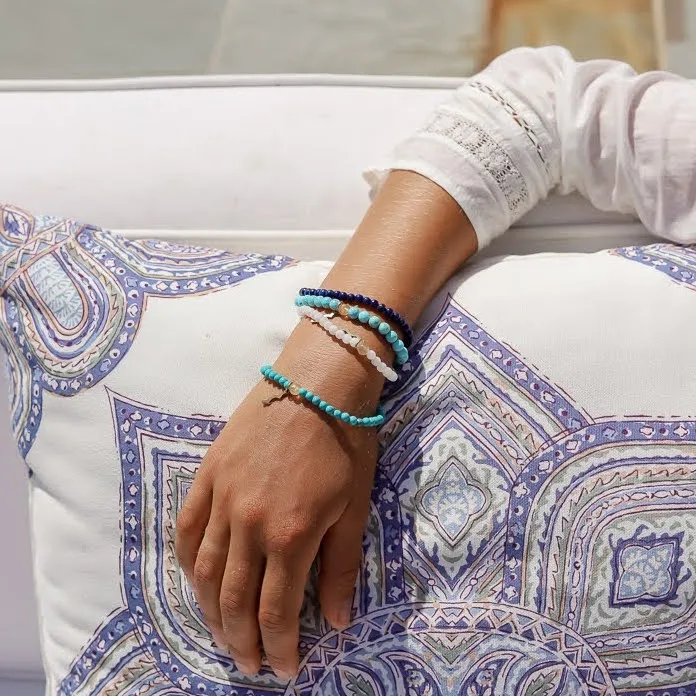 Rayminder UV Awareness Bracelet in Moonstone