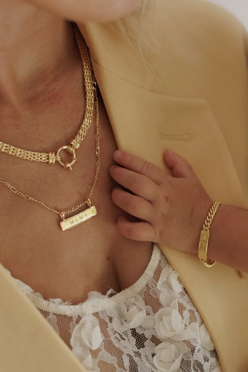 Signature Bar Necklace - Gold