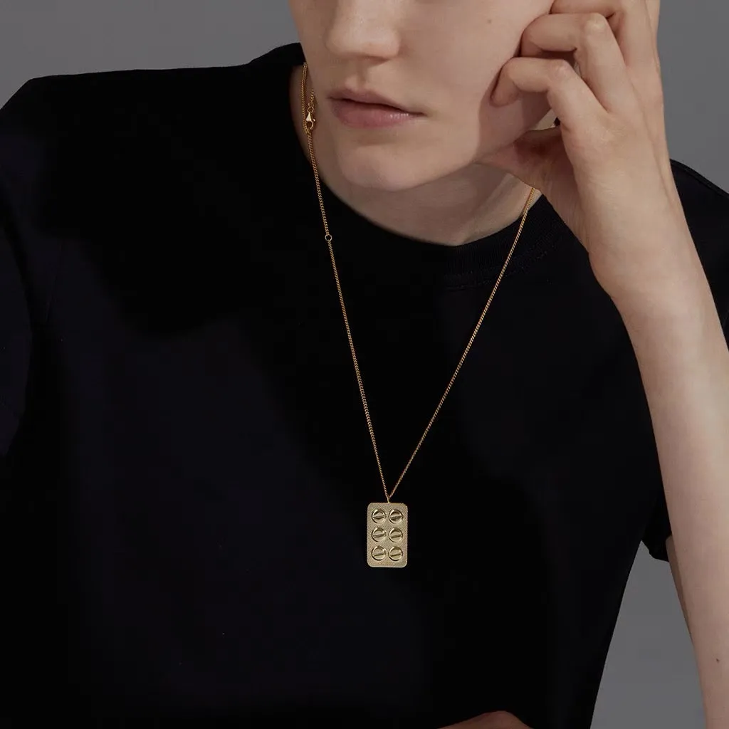 SIX PILL TABLET NECKLACE