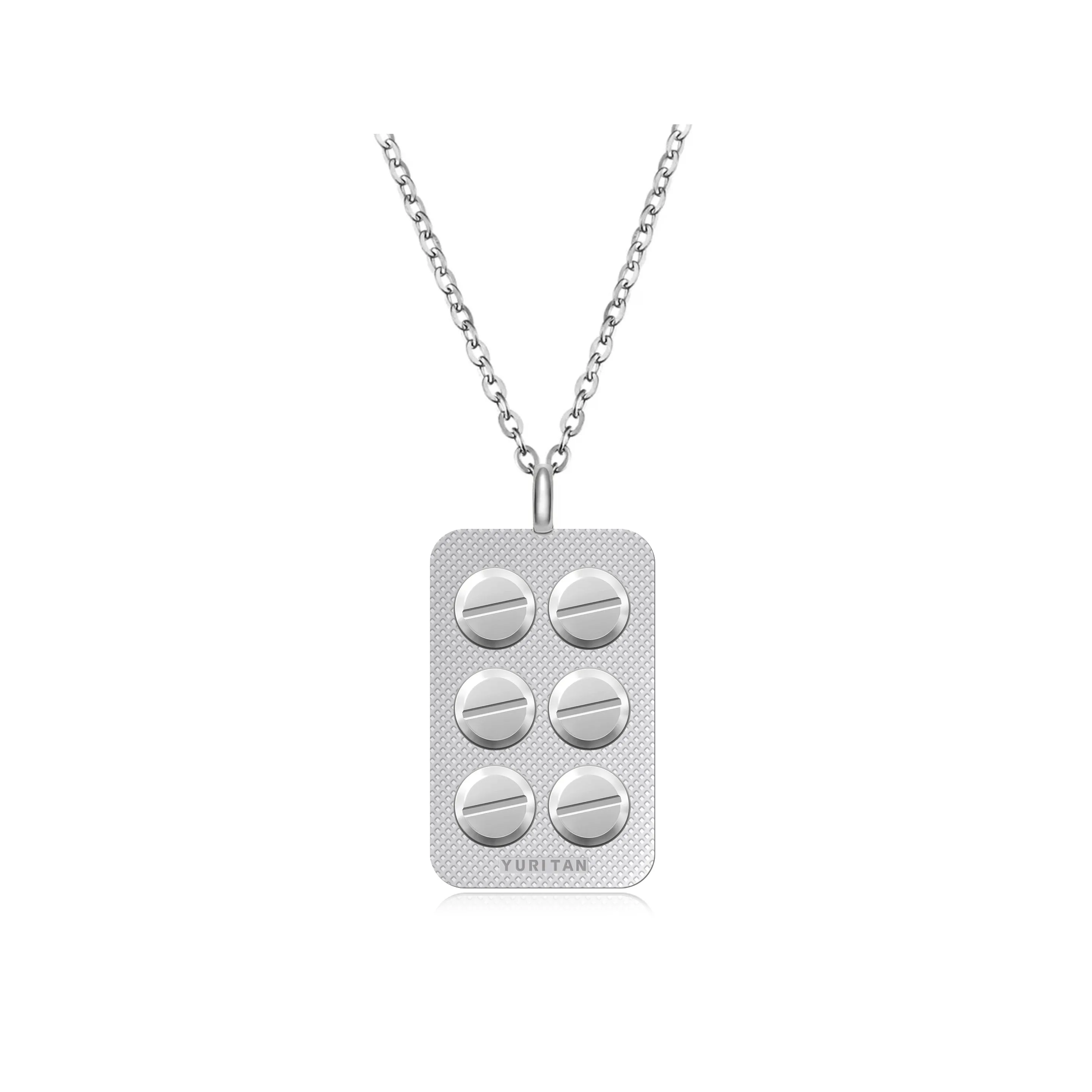 SIX PILL TABLET NECKLACE