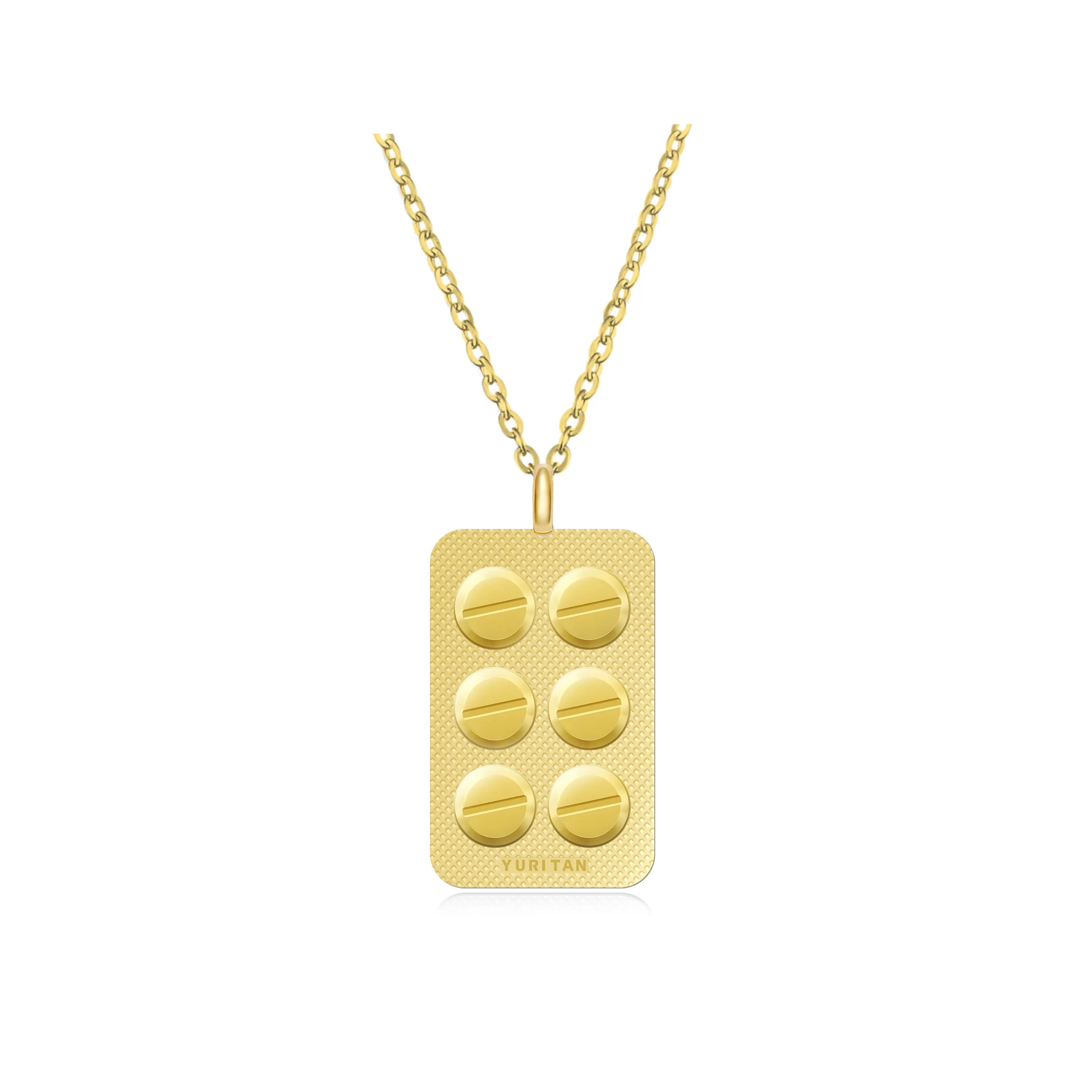 SIX PILL TABLET NECKLACE