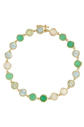 Small Green Multi Mixed Bracelet