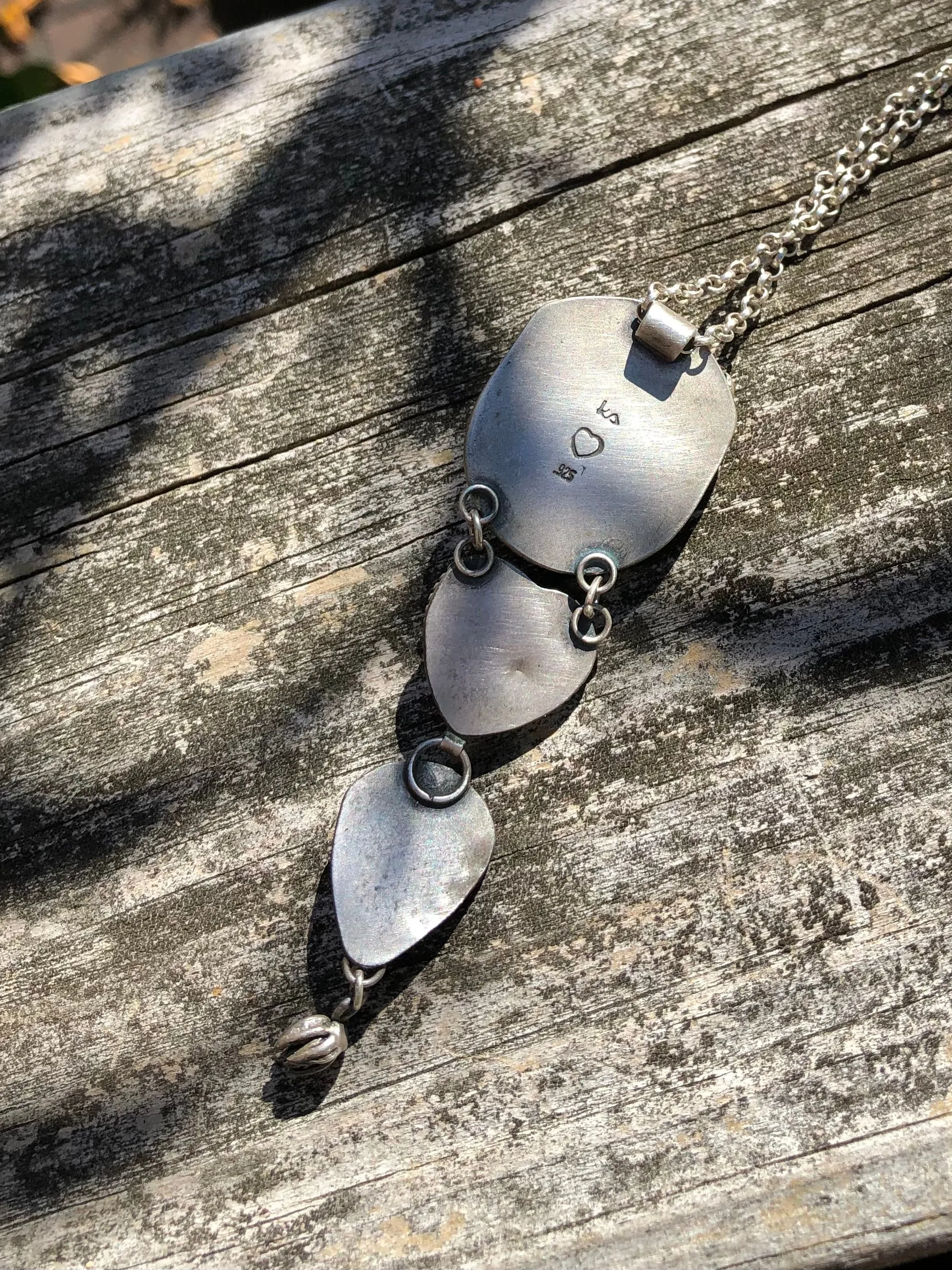 Triple Gem Equinox Statement Pendant