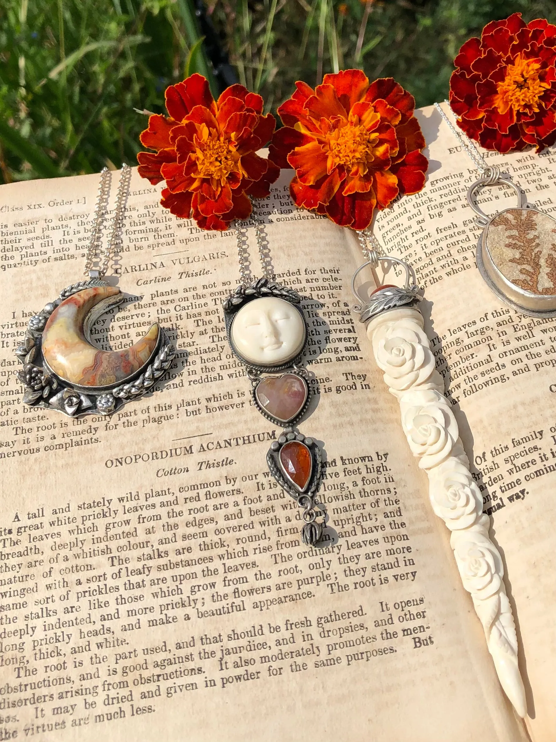 Triple Gem Equinox Statement Pendant