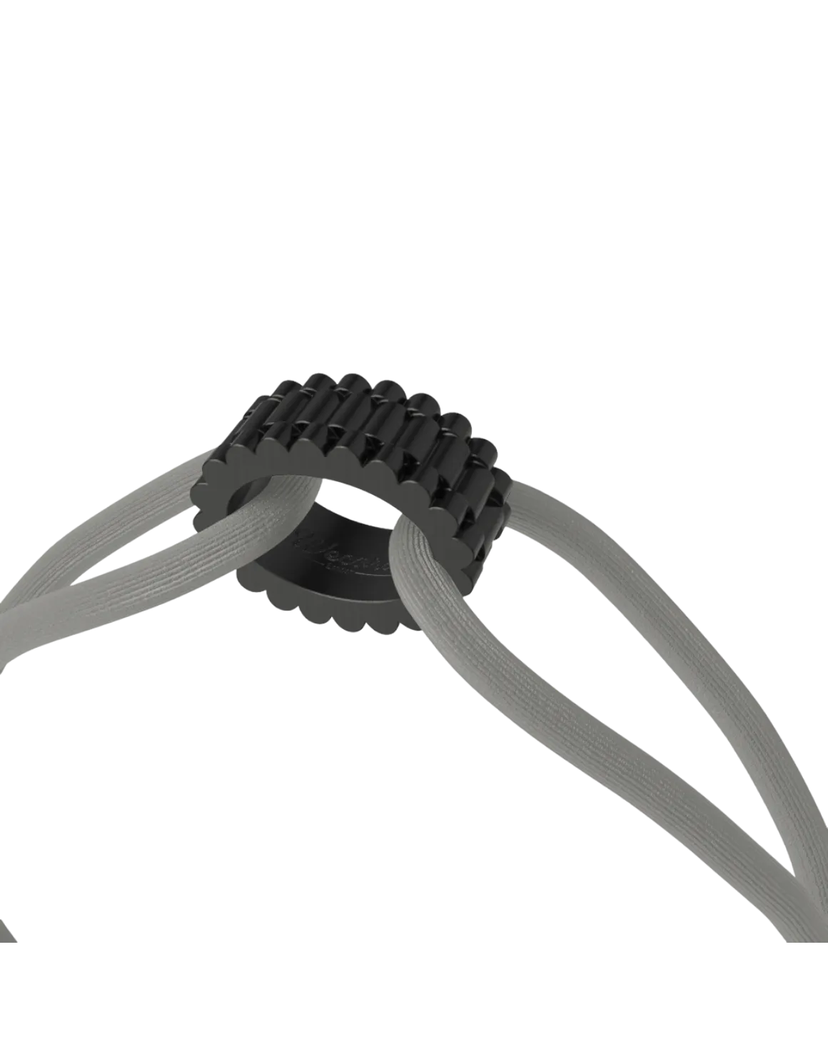 Wecord Carbon Regent Cord Bracelet - Grey