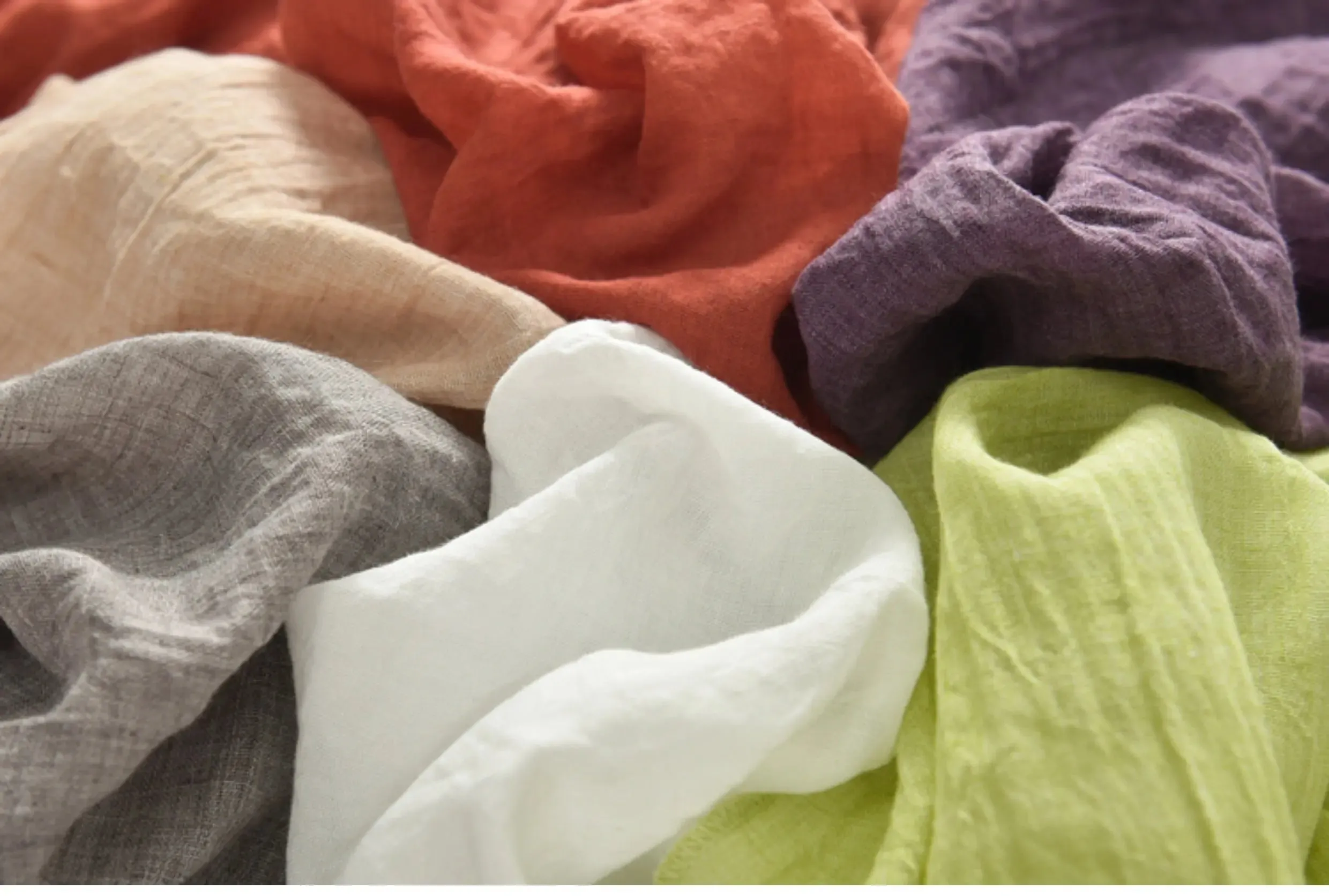 Women's fashion scarf Natural Linen and Cotton Blend Scarf
